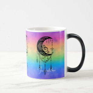 Mug Magique Créez votre propre silhouette Boho Moon Enchantant