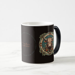 Mug Magique Créez votre propre Taurus Art Nouveau Zodiac