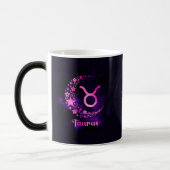 Mug Magique Créez votre propre Taurus céleste violet Zodiac (Gauche)