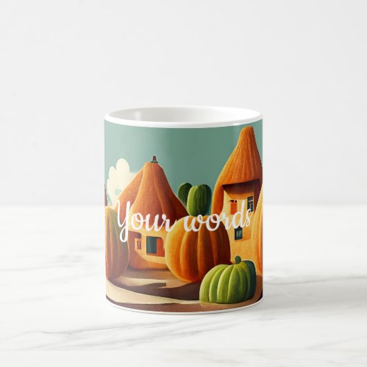 Mug Magique Créez votre propre village Citrouille (Centre)