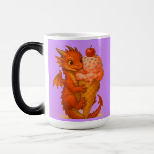 Mug Magique Crème glacée dragon aux yeux grands imaginaires