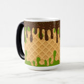 Mug Magique Crème Glacée,En Train de Couler  Matcha Choco Blis (Devant gauche)