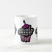 Mug Magique croix de crâne goth cupcake (Centre)