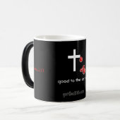 Mug Magique Croix de gotGod316.com de baisse de sang (Devant gauche)