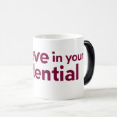 Mug Magique Croyez en votre potentiel | Devis motivationnel (Devant droit)