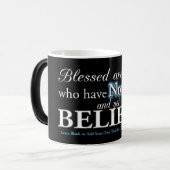 Mug Magique Croyez l'écriture sainte chrétienne de bible de (Devant gauche)