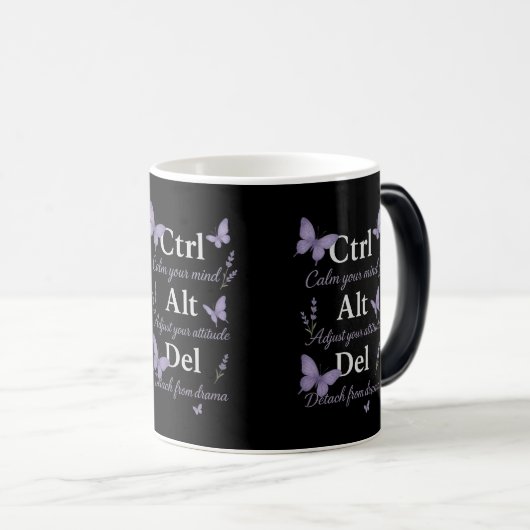 MUG MAGIQUE CTRL, ALT, DEL (Devant droit)