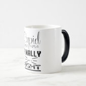 Mug Magique cupid finally got it right (Devant droit)