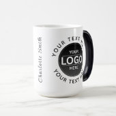Mug Magique Custom Business Brand Logo (Devant droit)