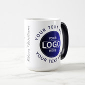 Mug Magique Custom Business Brand Logo (Devant droit)