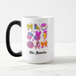 Mug Magique Custom Name Mug, Custom Teacher Mug,Back to school
