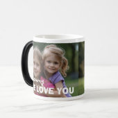 Mug Magique Customized with 2 and text (Devant gauche)