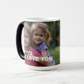 Mug Magique Customized with 2 and text (Devant gauche)