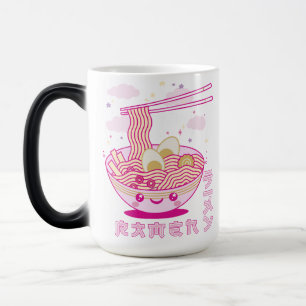 Mug Magique Cute Kawaii Ramen Anime nouilles Ramen Filles, Ado