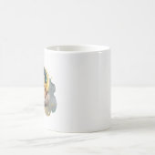 Mug Magique Cute  king Lion Sleeping On The Moon               (Centre)