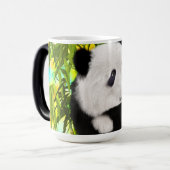 Mug Magique Cute Panda Bear Kawaii Amoureux des animaux Cadeau (Devant gauche)