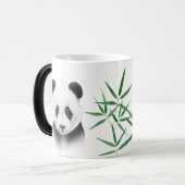 Mug Magique Cute Panda et Bambou (Devant gauche)