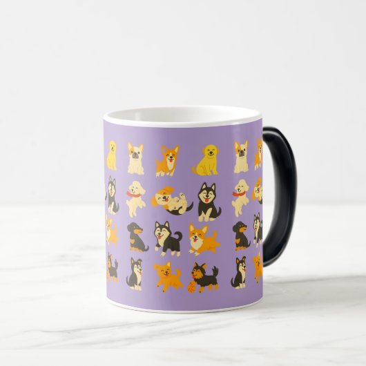 Mug Magique Cute Puppies (Devant droit)