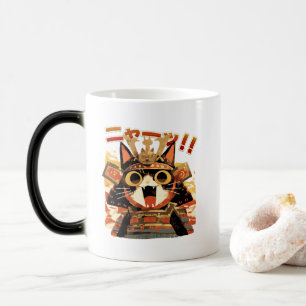 Mug Magique Cute Samurai Chat en Armure