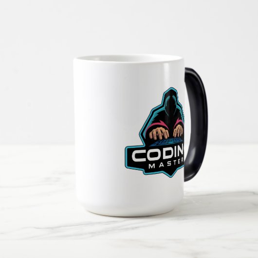 Mug Magique Cyber Coding Guru : Cadeaux technologiques (Devant droit)