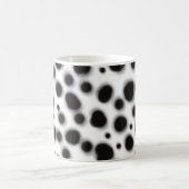 Mug Magique dalmate mignon points noir et blanc poster de anim (Centre)