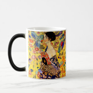 Mug Magique Dame Gustav Klimt avec ventilateur