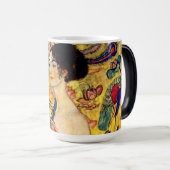 Mug Magique Dame Gustav Klimt avec ventilateur (Devant droit)