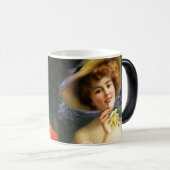 Mug Magique Dame tombée en rouge (Devant droit)