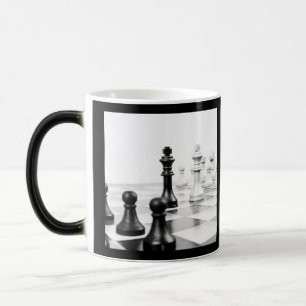 Mug Magique Damier noir et blanc