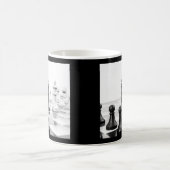 Mug Magique Damier noir et blanc (Centre)