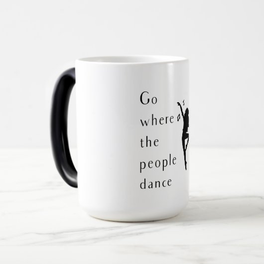 Mug Magique Danse Où Les Gens Dansent (Devant gauche)