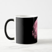 Mug Magique Danseuse de ballet rose pleine lune Ballerine femm (Gauche)