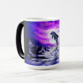 Mug Magique Dauphin clair de lune (Devant gauche)