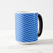 Mug Magique Début de motif hexagonal gras (Devant droit)