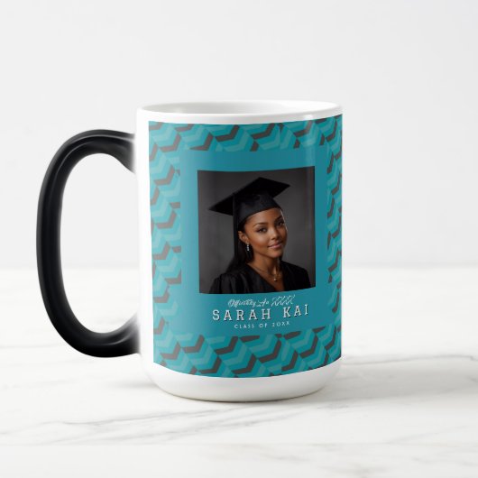 Mug Magique Début de style avec impression géométrique (Gauche)