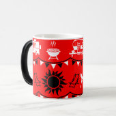 Mug Magique Décor camping Caravan (Devant gauche)