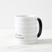 Mug Magique Définition de dictionnaire pour la MUSIQUE (Devant droit)