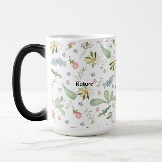 Mug Magique Delicate floral pattern  (Gauche)