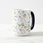 Mug Magique Delicate floral pattern  (Devant droit)