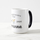 Mug Magique Demoiselle d'honneur, je fais l'équipe, Personnali (Devant droit)