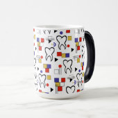 Mug Magique Dent primaire moderne (Devant droit)
