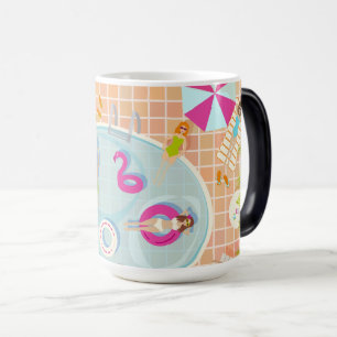 Mug Magique Des filles et des garçons du bikini jouant au jeu