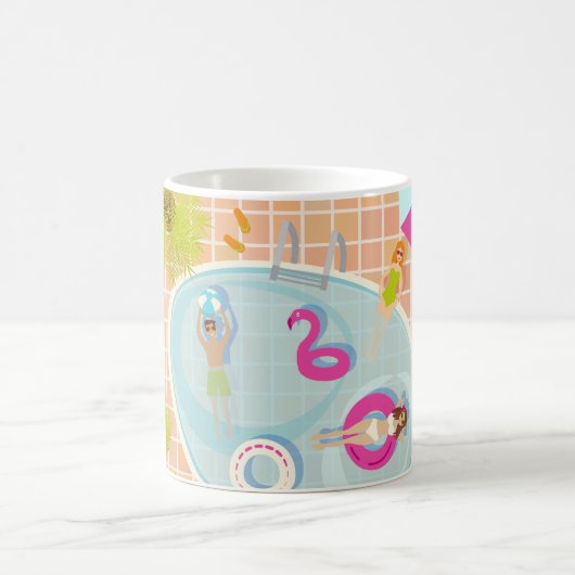Mug Magique Des filles et des garçons du bikini jouant au jeu (Centre)