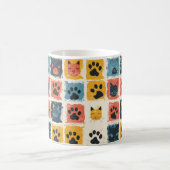 Mug Magique Design Motif amusant pour les pattes de dessin de  (Centre)