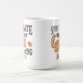 Mug Magique Désolé je suis en retard mon chat était allongé su (Centre)