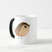 Mug Magique Dessin d'Oiseau de Bruant (Devant gauche)