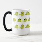 Mug Magique Dessin d'oiseau vert (Gauche)