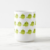 Mug Magique Dessin d'oiseau vert (Centre)