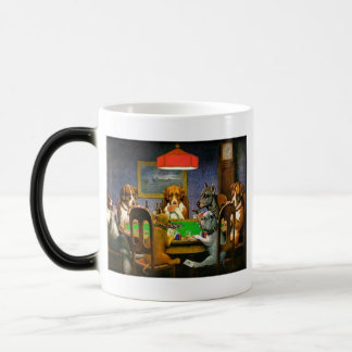 Mug Magique Destin d'humour de cartes de tisonnier d'animaux