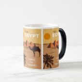 Mug Magique Destination de voyage du Caire en Égypte (Devant droit)